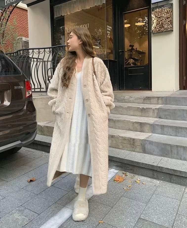 Faux Fur long Coat 🧥 🇨🇳