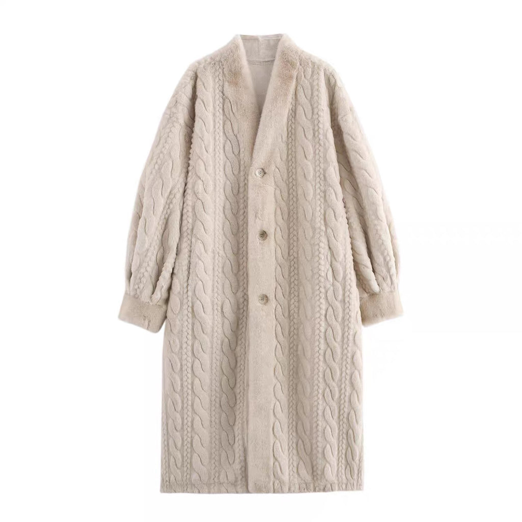 Faux Fur long Coat 🧥 🇨🇳