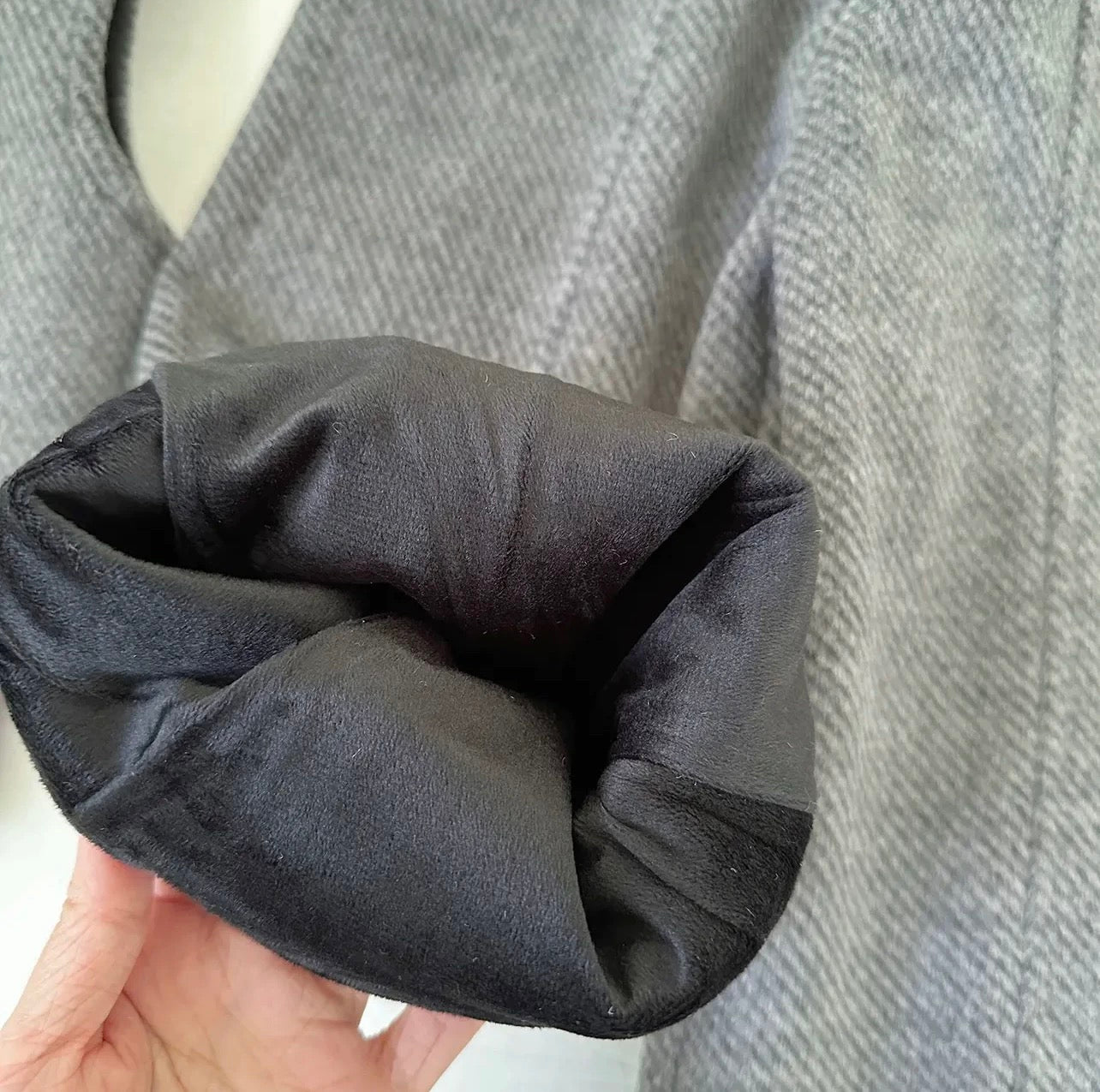 Premium Winter Grey Wool-Style Set: Vest and Wide-Leg Pants