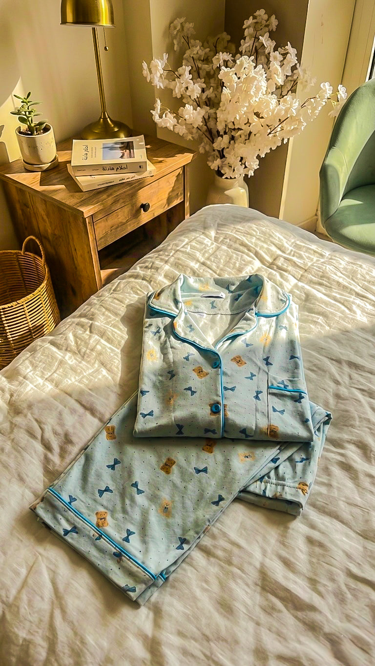 Classic cotton pajama🧸🩵