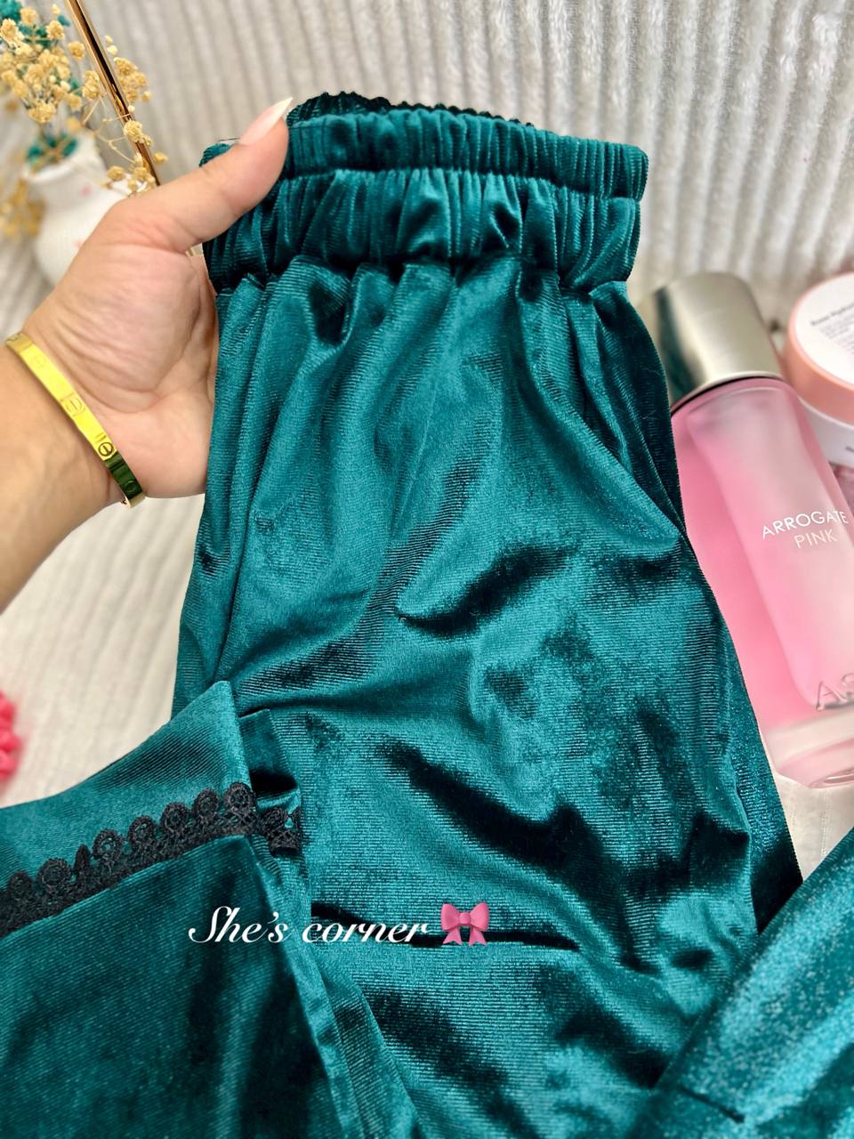 Vintage Velvet Pajamas