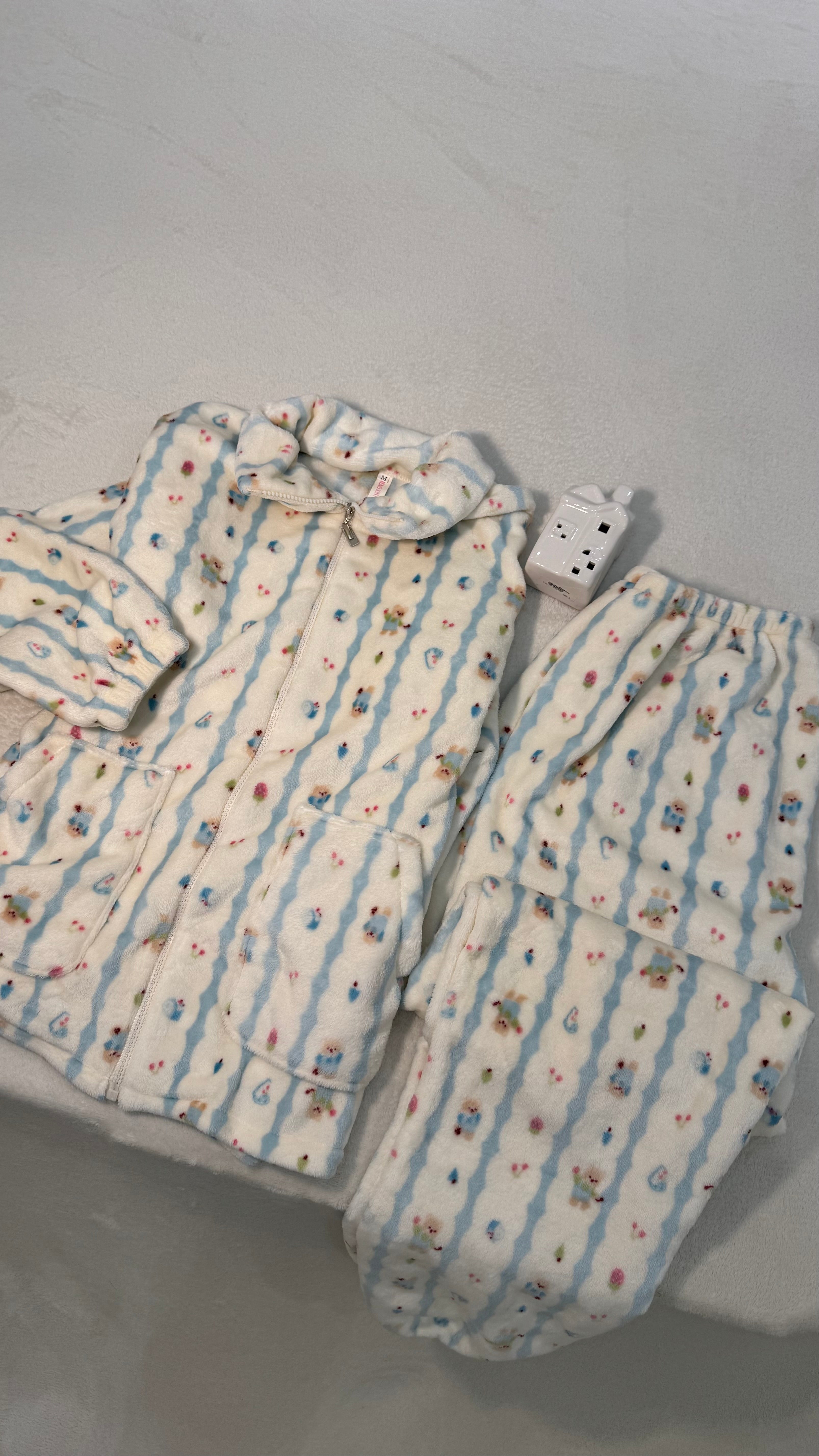 Kawaii "Cloud-Soft" Fleece PJs 🇰🇷