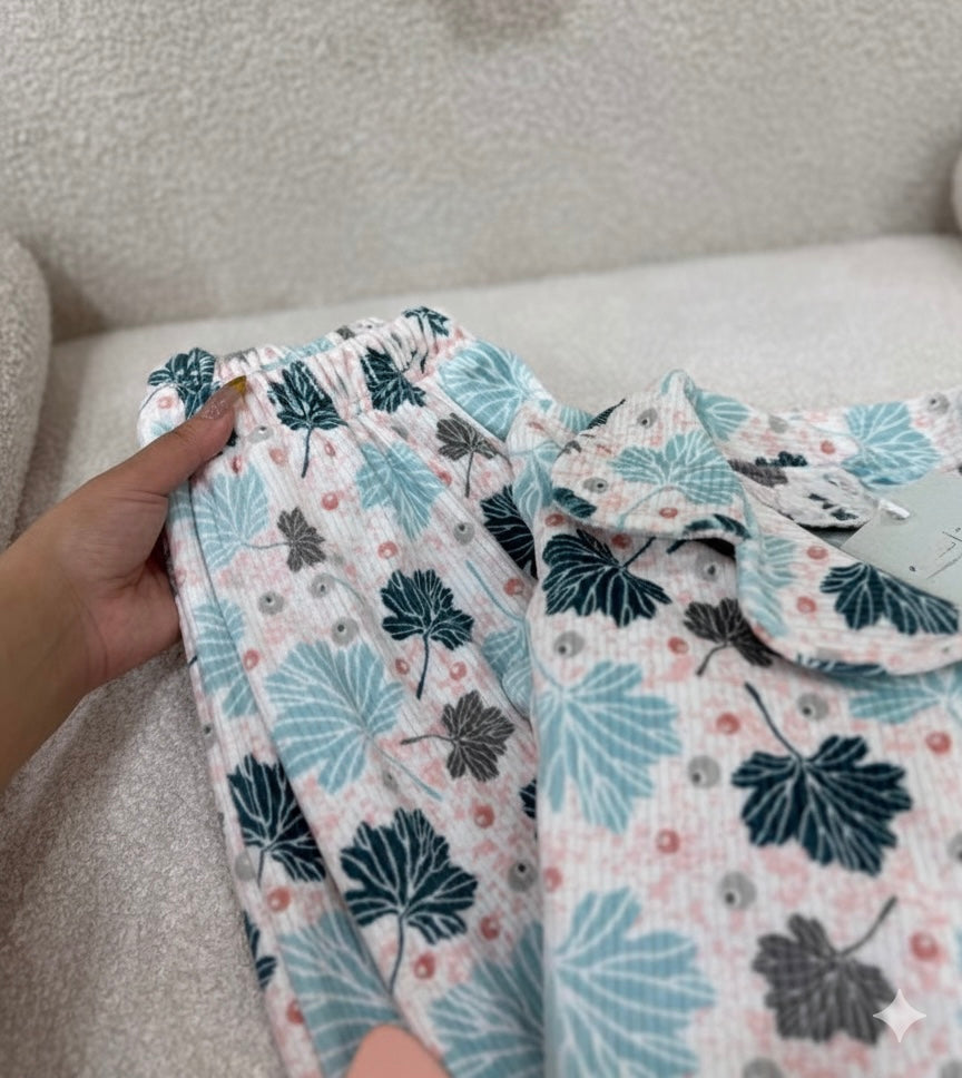 Ripped fleece pajama 🌱🍃🍁