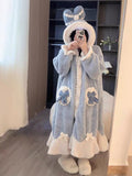 Ultra-Soft Fleece Winter Long Robe