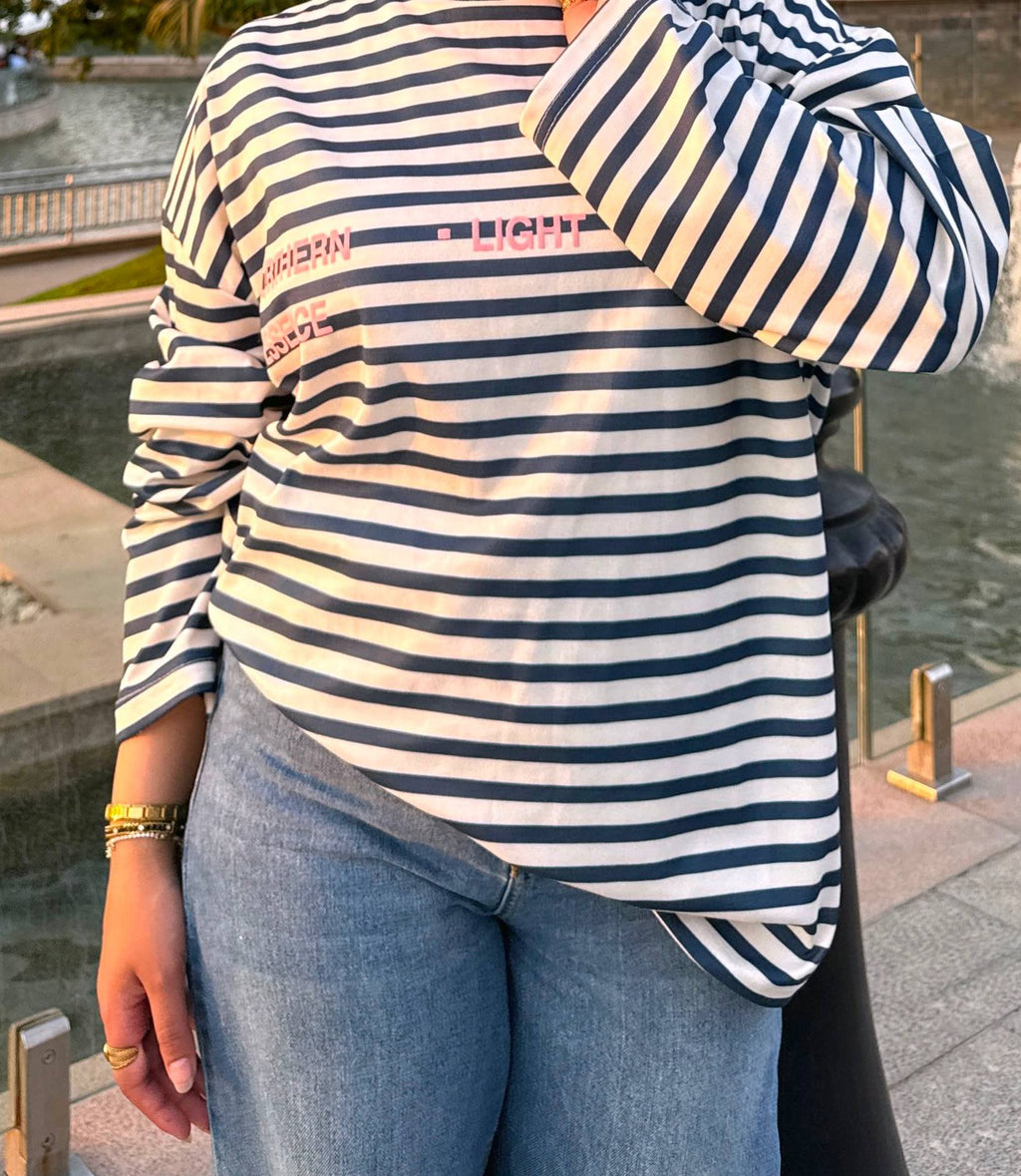 Striped T-Shirt 💙🫐