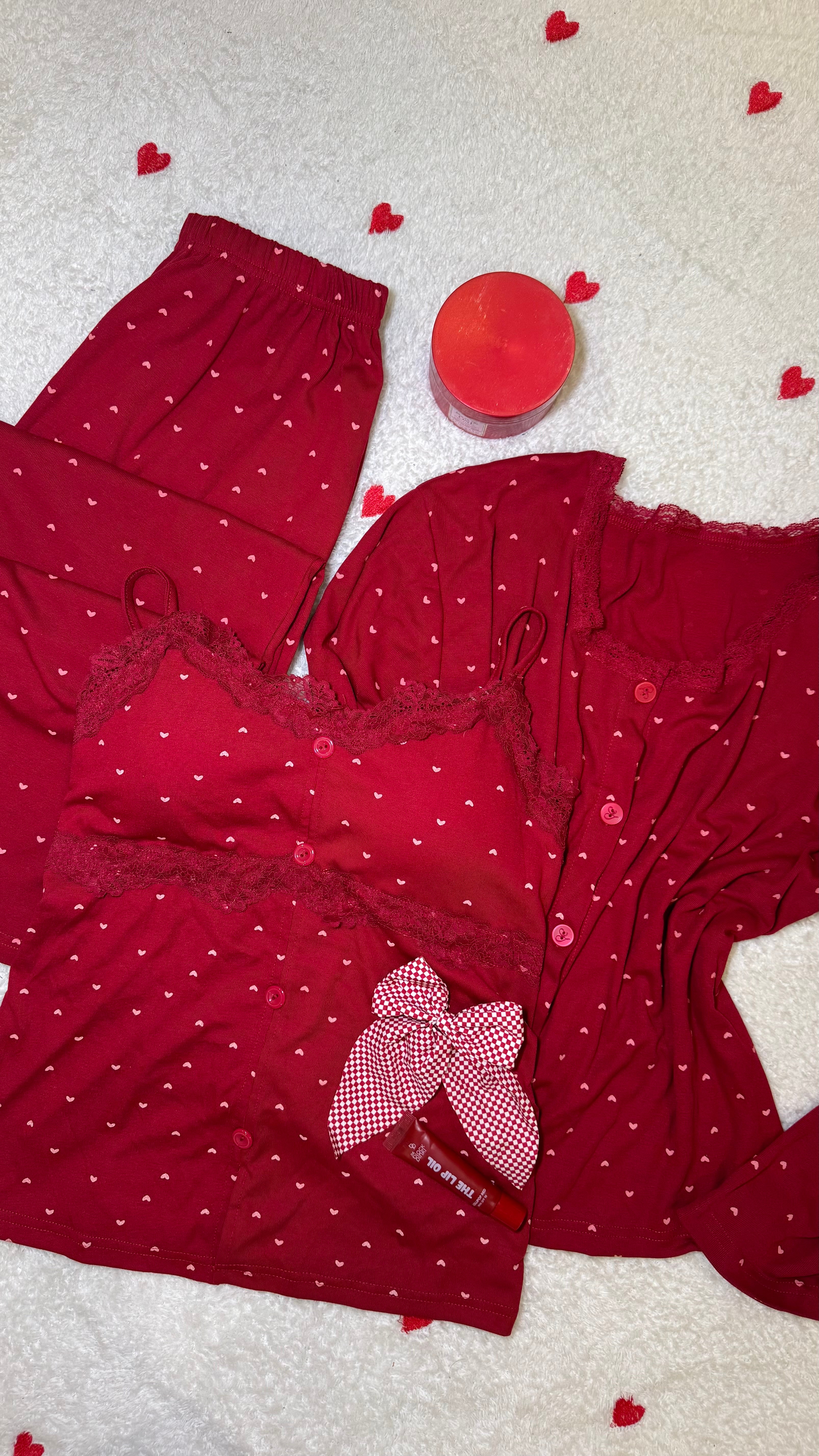 Ribbed cotton pj ♥️🤍