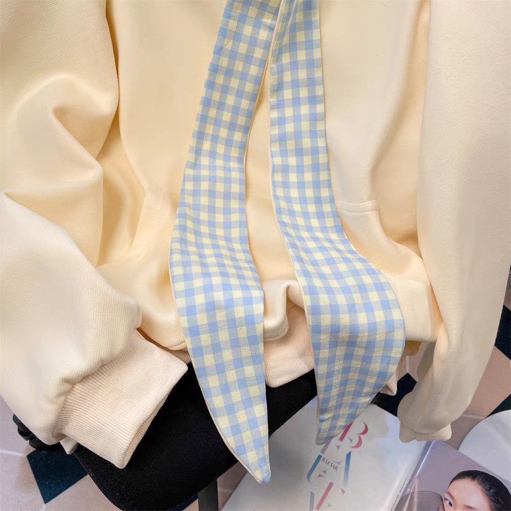 Hoodie with Gingham Bow 🇰🇷