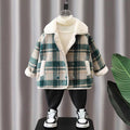 Jacket with Plush Fur Lining and Collar