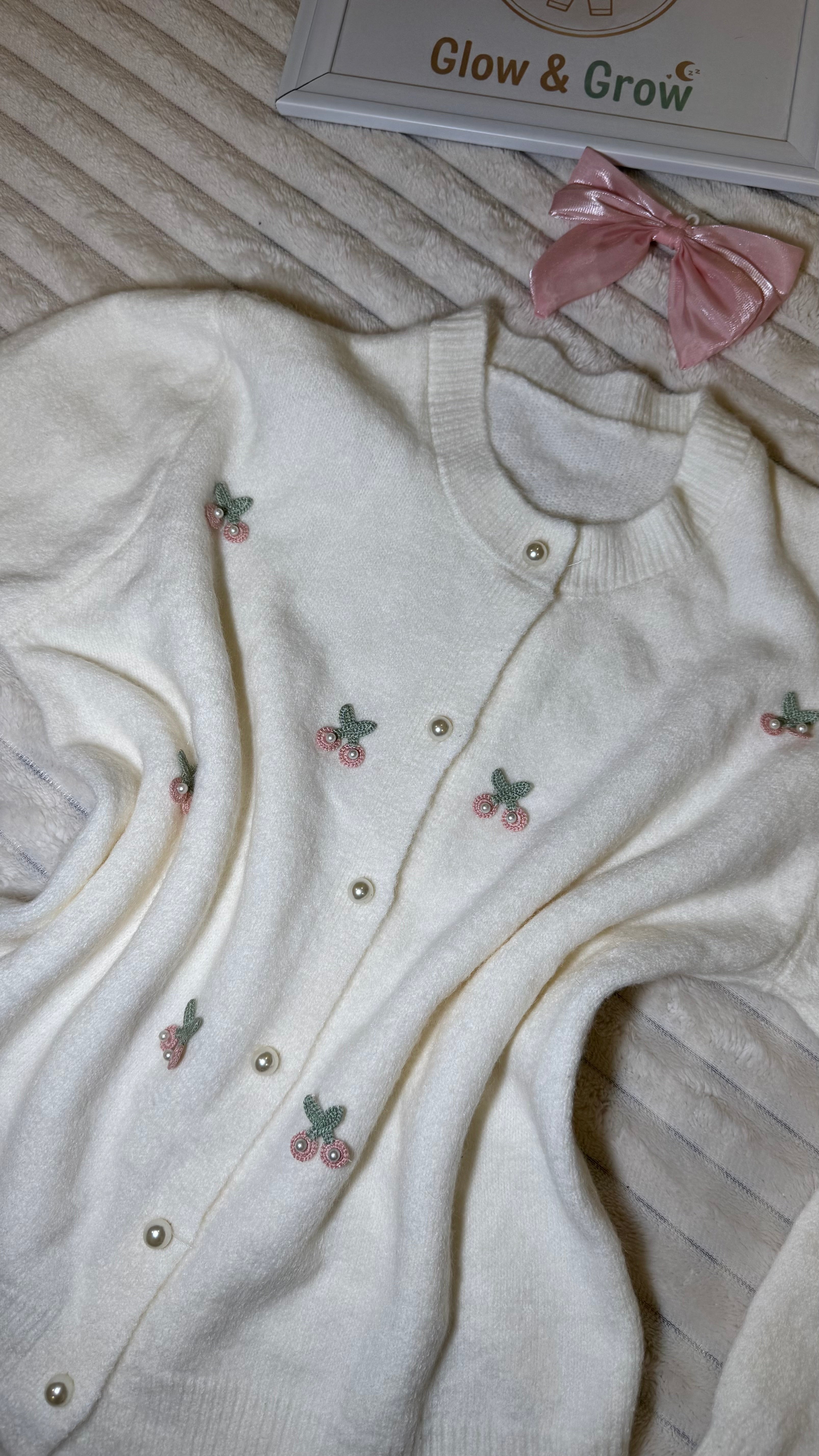 Cherry 🍒 cardigan