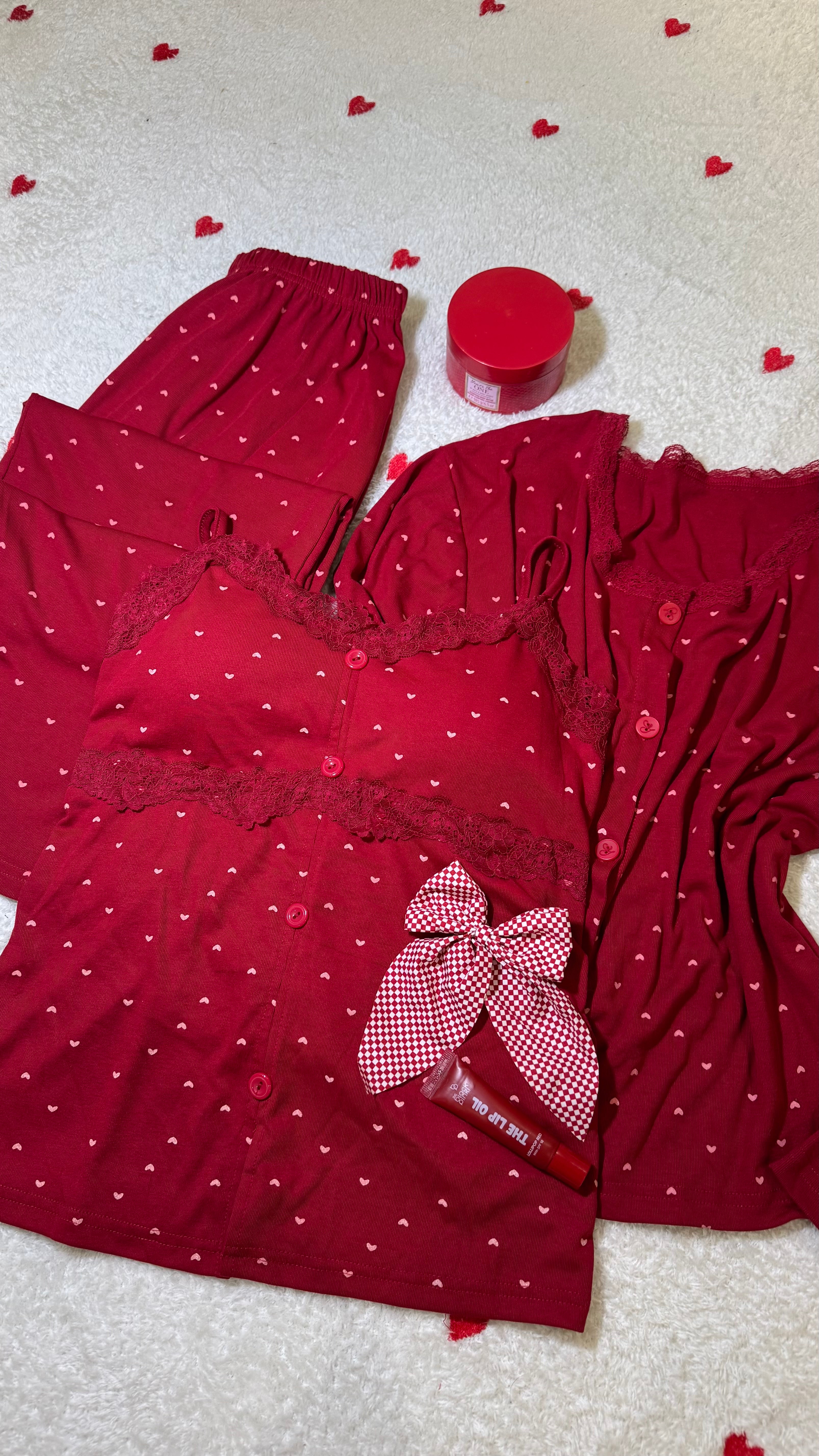 Ribbed cotton pj ♥️🤍