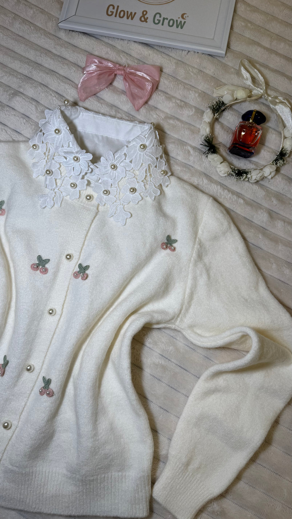 Cherry 🍒 cardigan