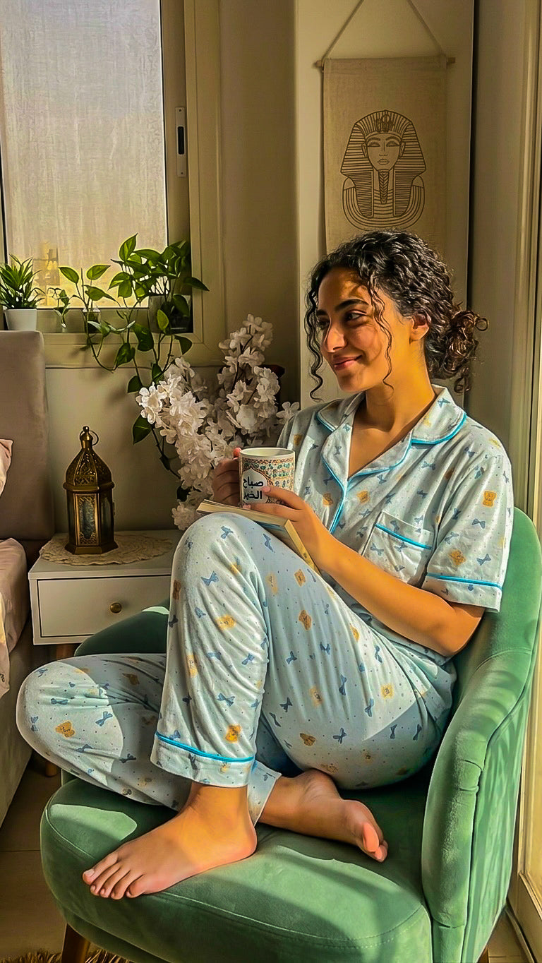 Classic cotton pajama🧸🩵
