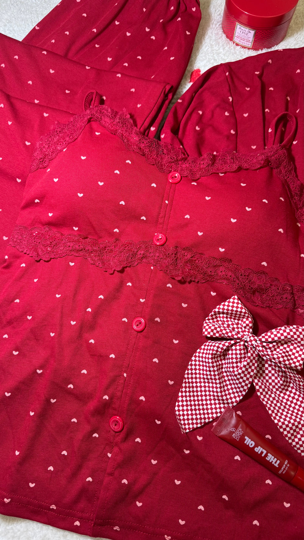 Ribbed cotton pj ♥️🤍