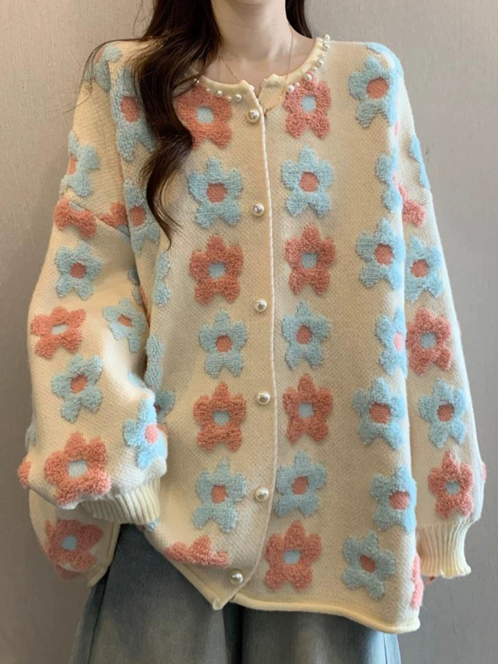 Flory cardigan 🌸❄️