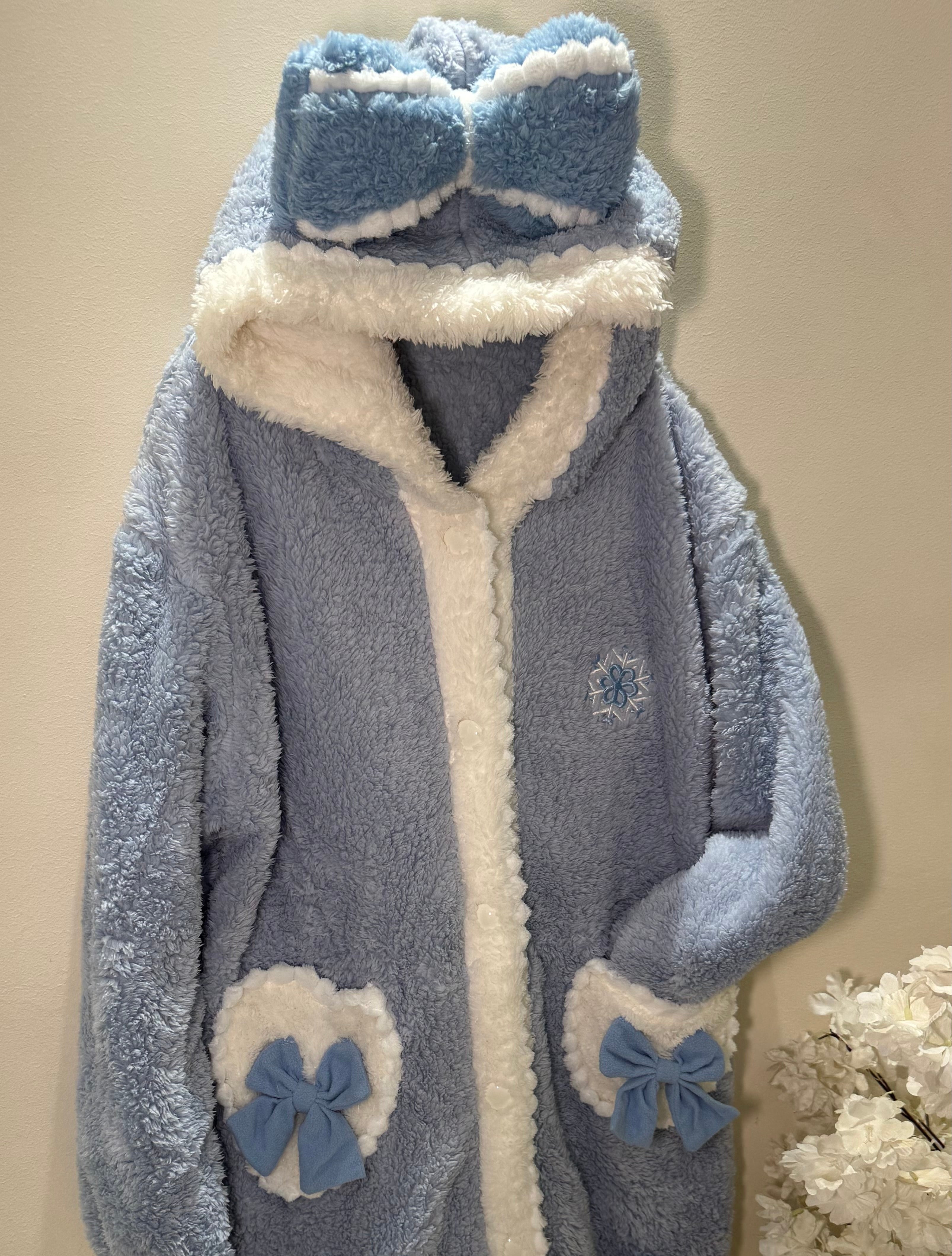 Ultra-Soft Fleece Winter Long Robe