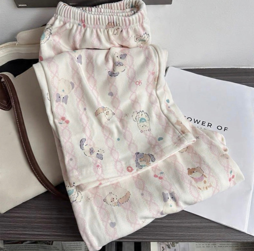 Vintage-Style Ruffle Lace Pajama Set 🇨🇳