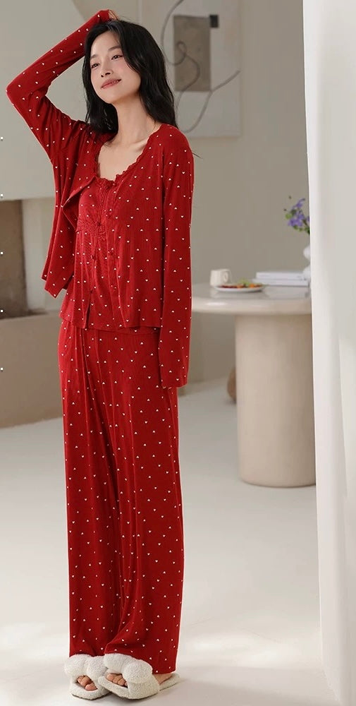 Ribbed cotton pj ♥️🤍