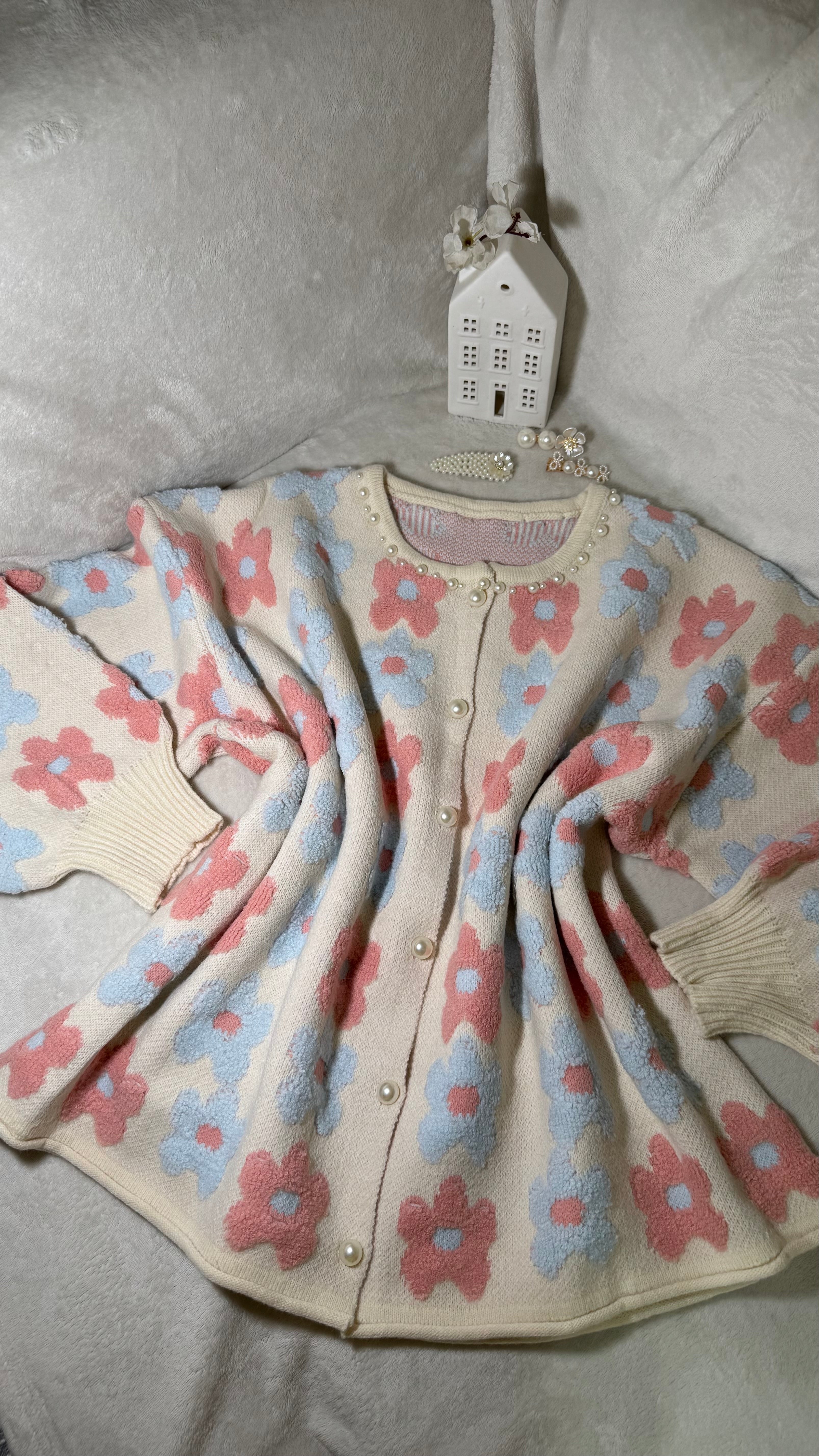 Flory cardigan 🌸❄️