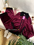 Vintage Velvet Pajamas