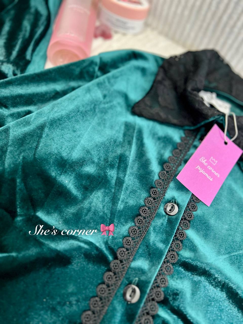 Vintage Velvet Pajamas