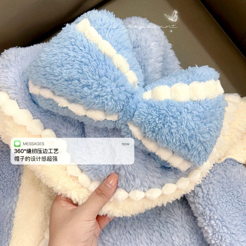 Ultra-Soft Fleece Winter Long Robe