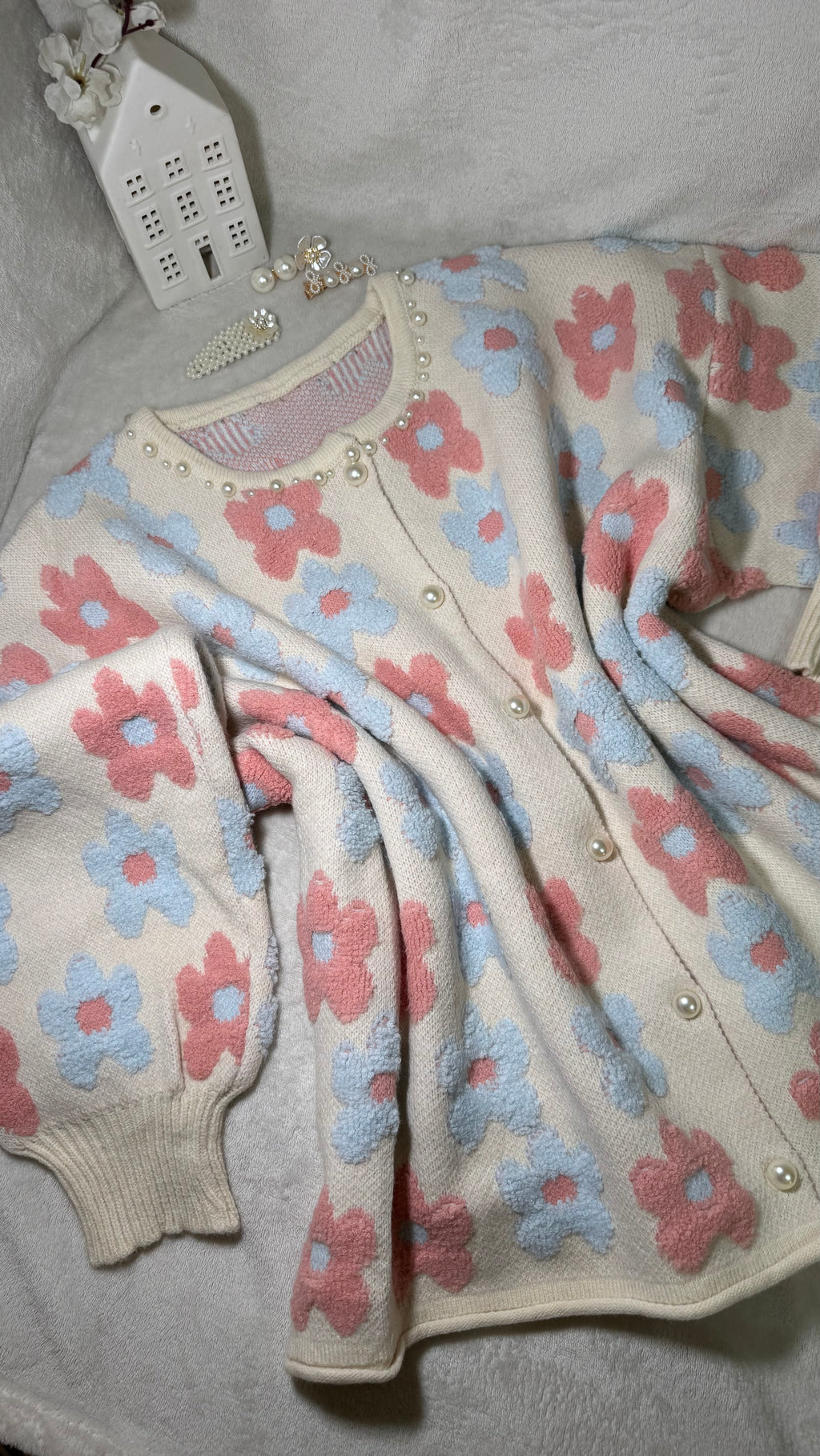 Flory cardigan 🌸❄️