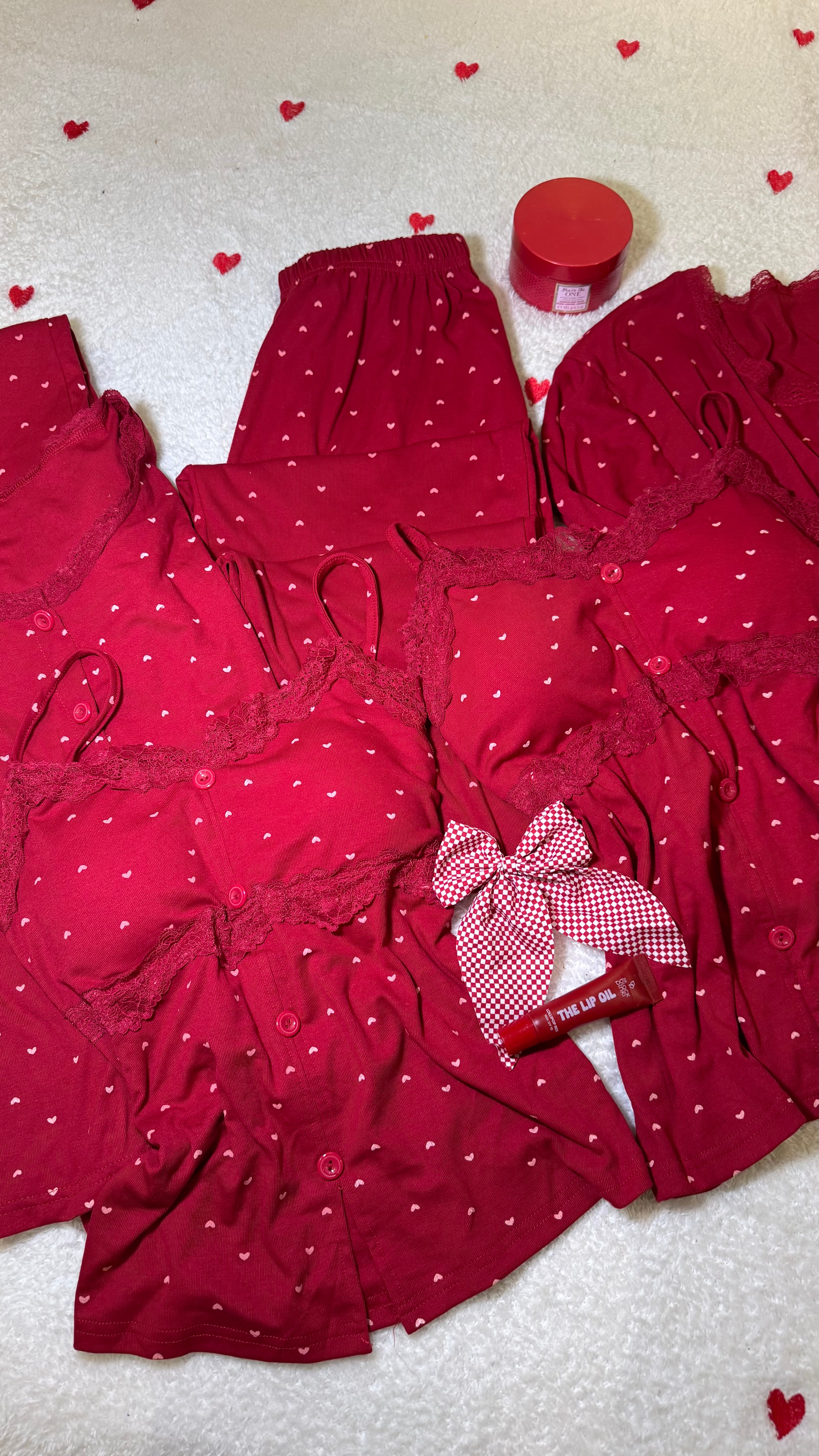 Ribbed cotton pj ♥️🤍