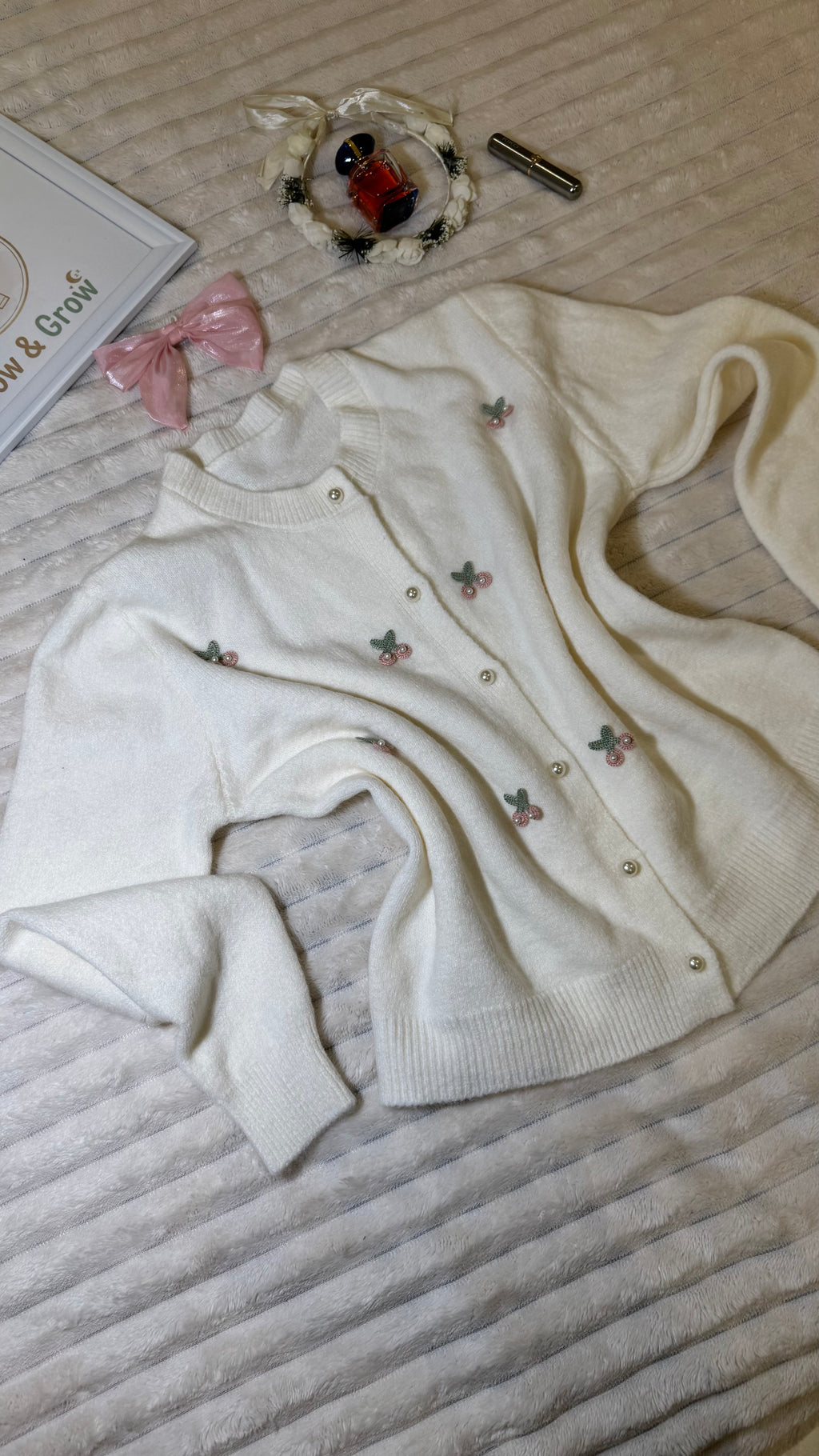 Cherry 🍒 cardigan