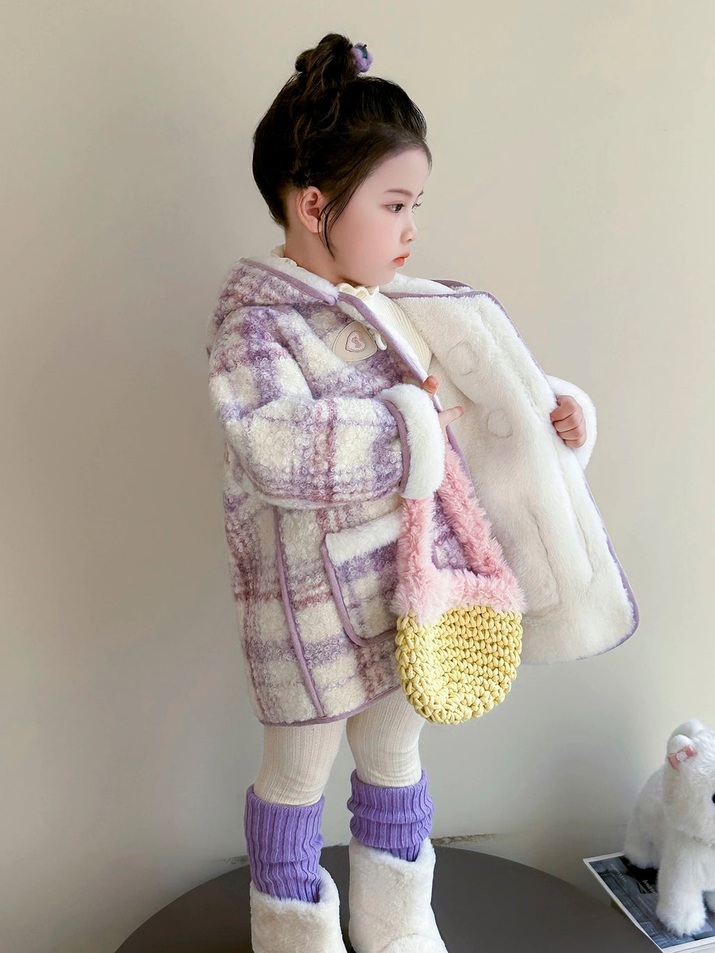 Cozy Hooded Jacket for Girls 🇰🇷