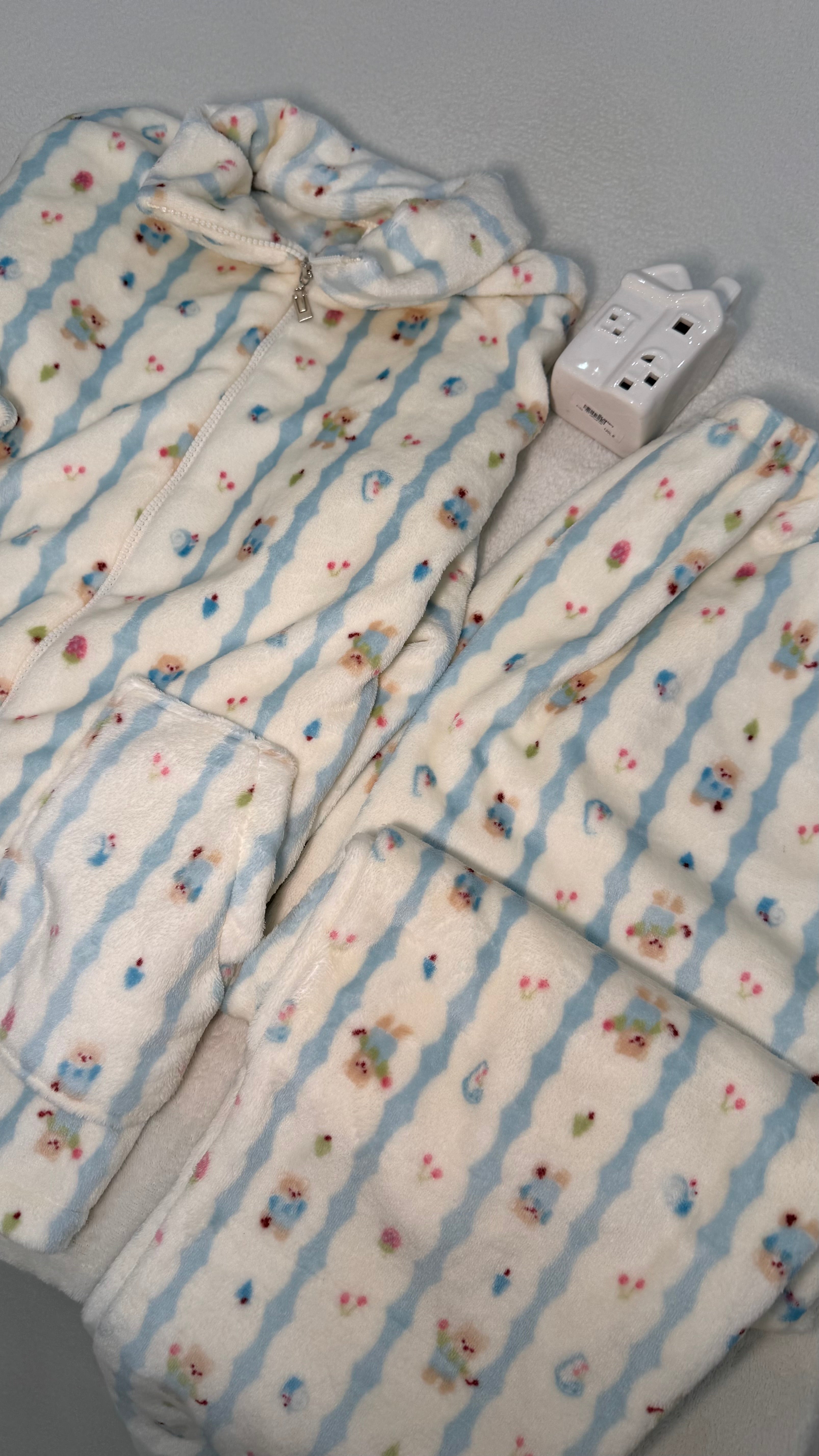 Kawaii "Cloud-Soft" Fleece PJs 🇰🇷