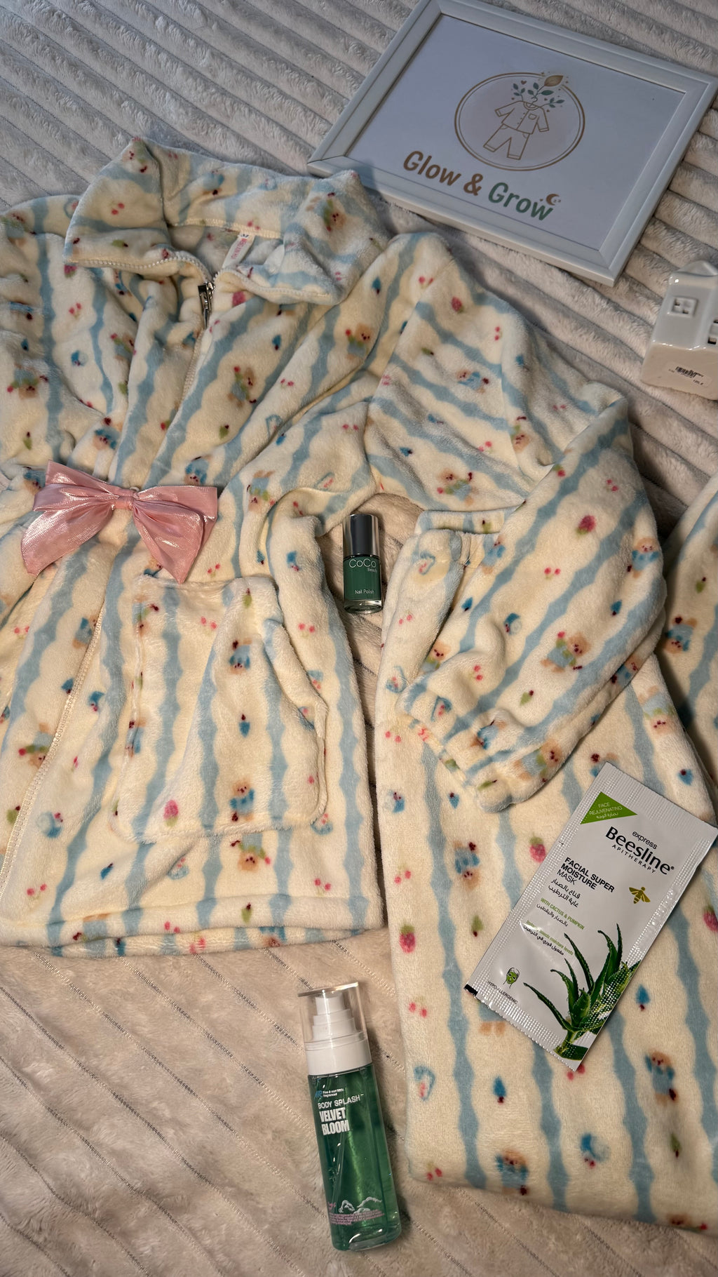 Kawaii "Cloud-Soft" Fleece PJs 🇰🇷