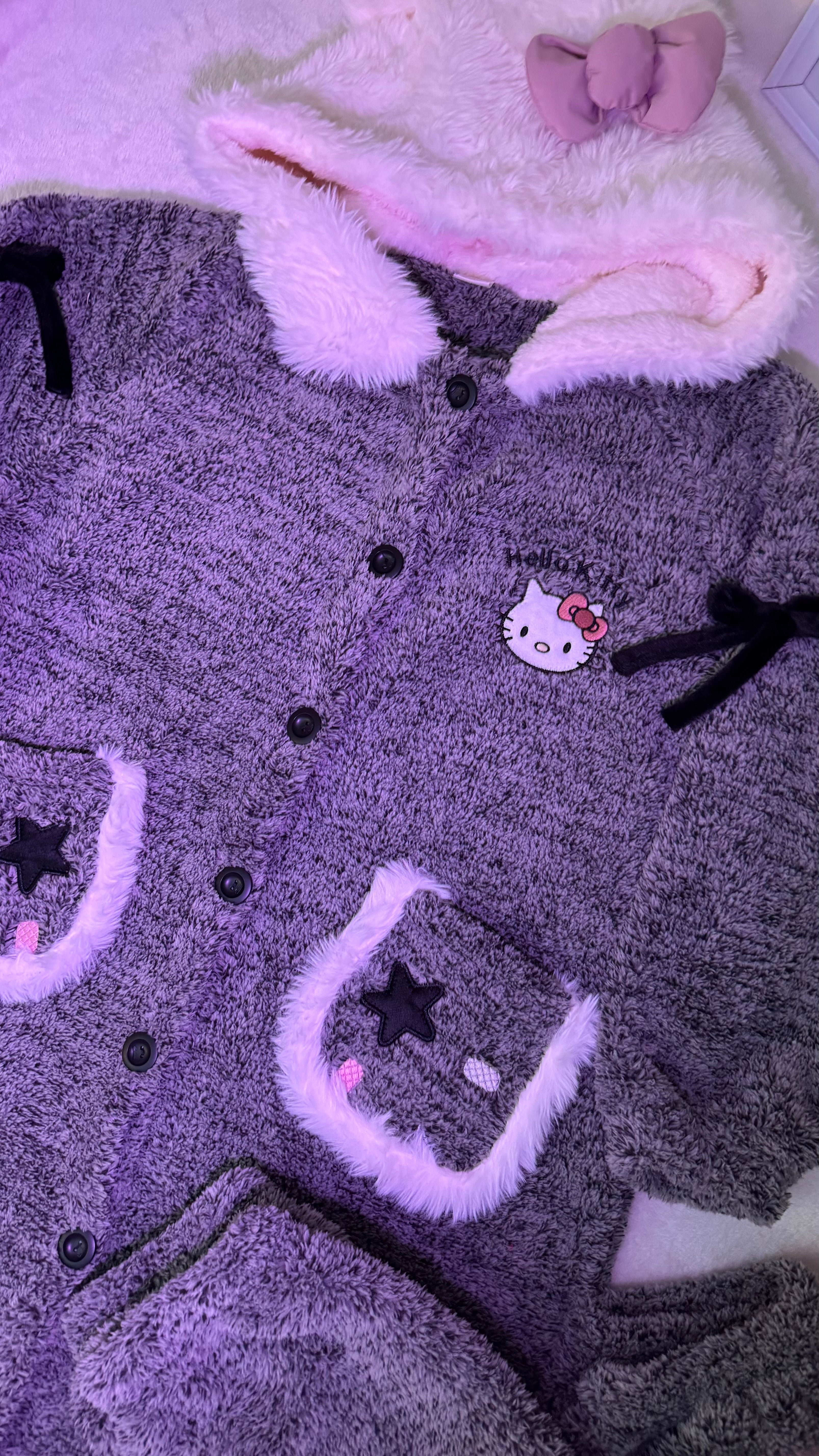 Hello Kitty Fleece Long Pajama🎀🇰🇷