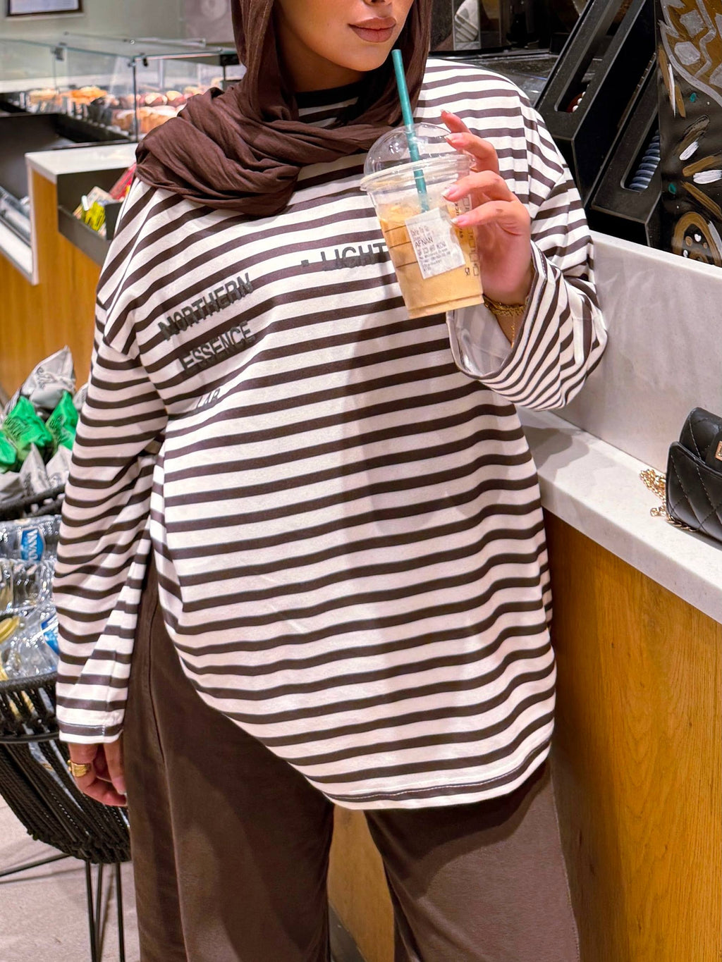 Striped T_Shirt 🤎🥥