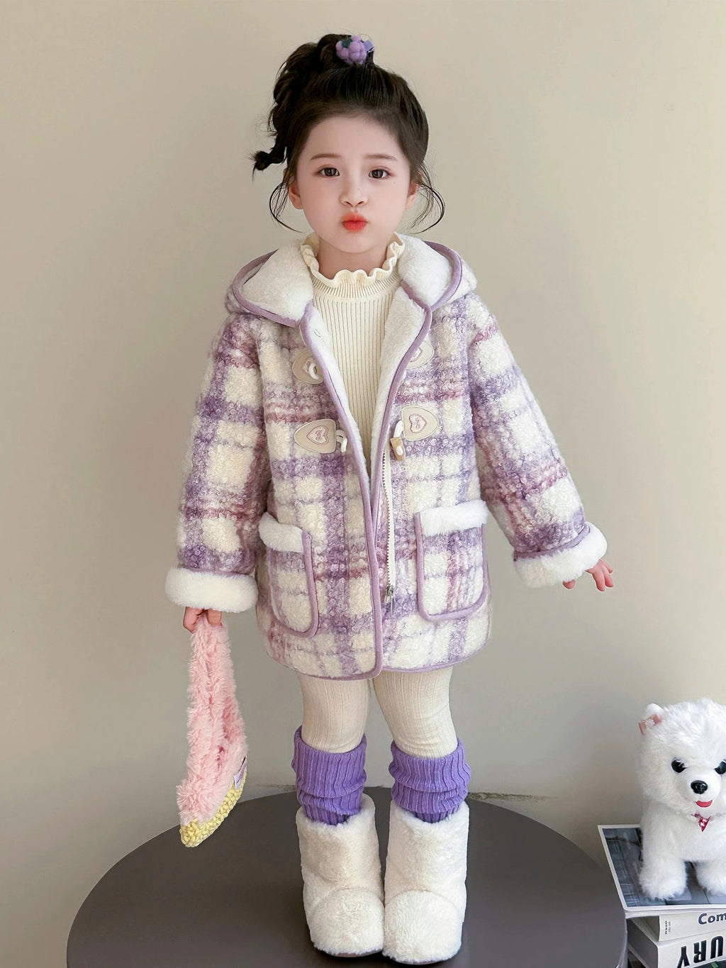Cozy Hooded Jacket for Girls 🇰🇷