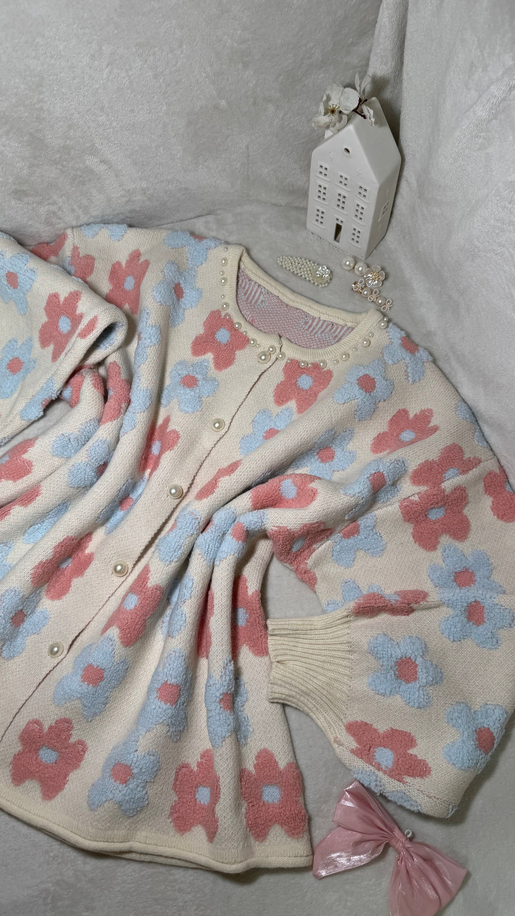 Flory cardigan 🌸❄️