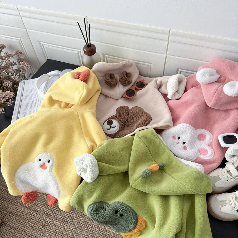 Animal Hoodies (3D Character Plush)