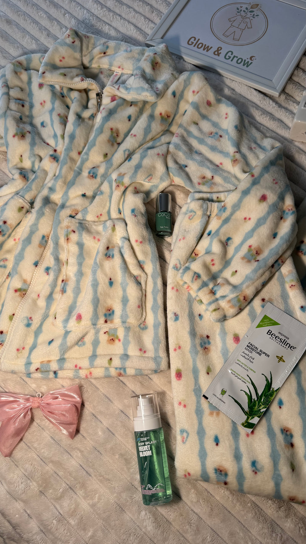Kawaii "Cloud-Soft" Fleece PJs 🇰🇷