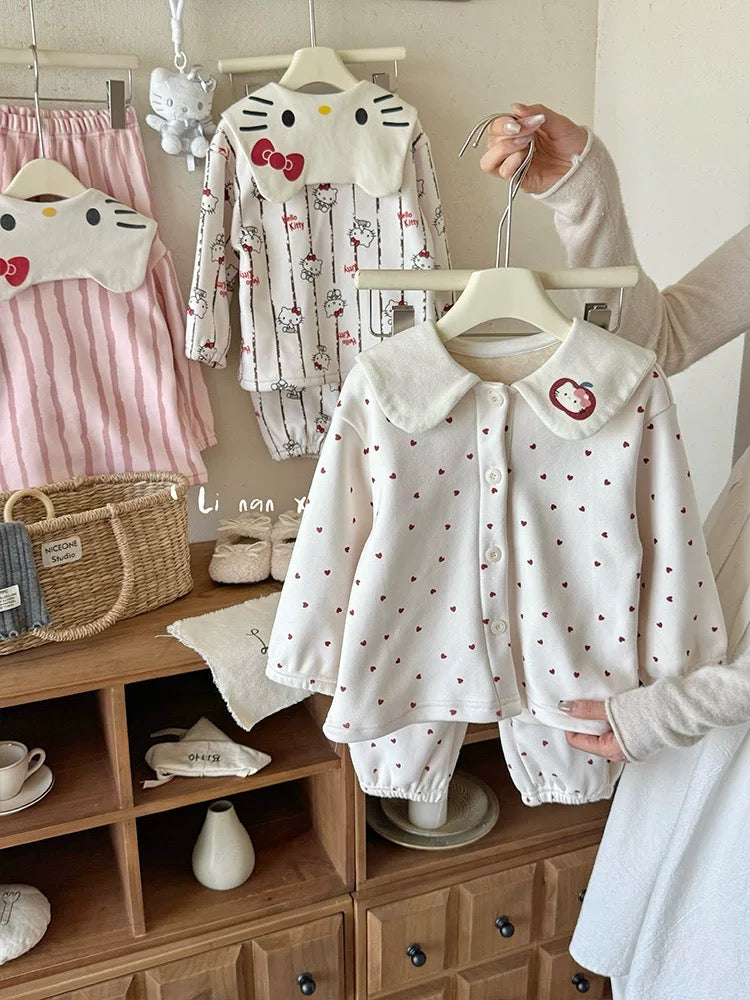 Hello kitty girls pajamas