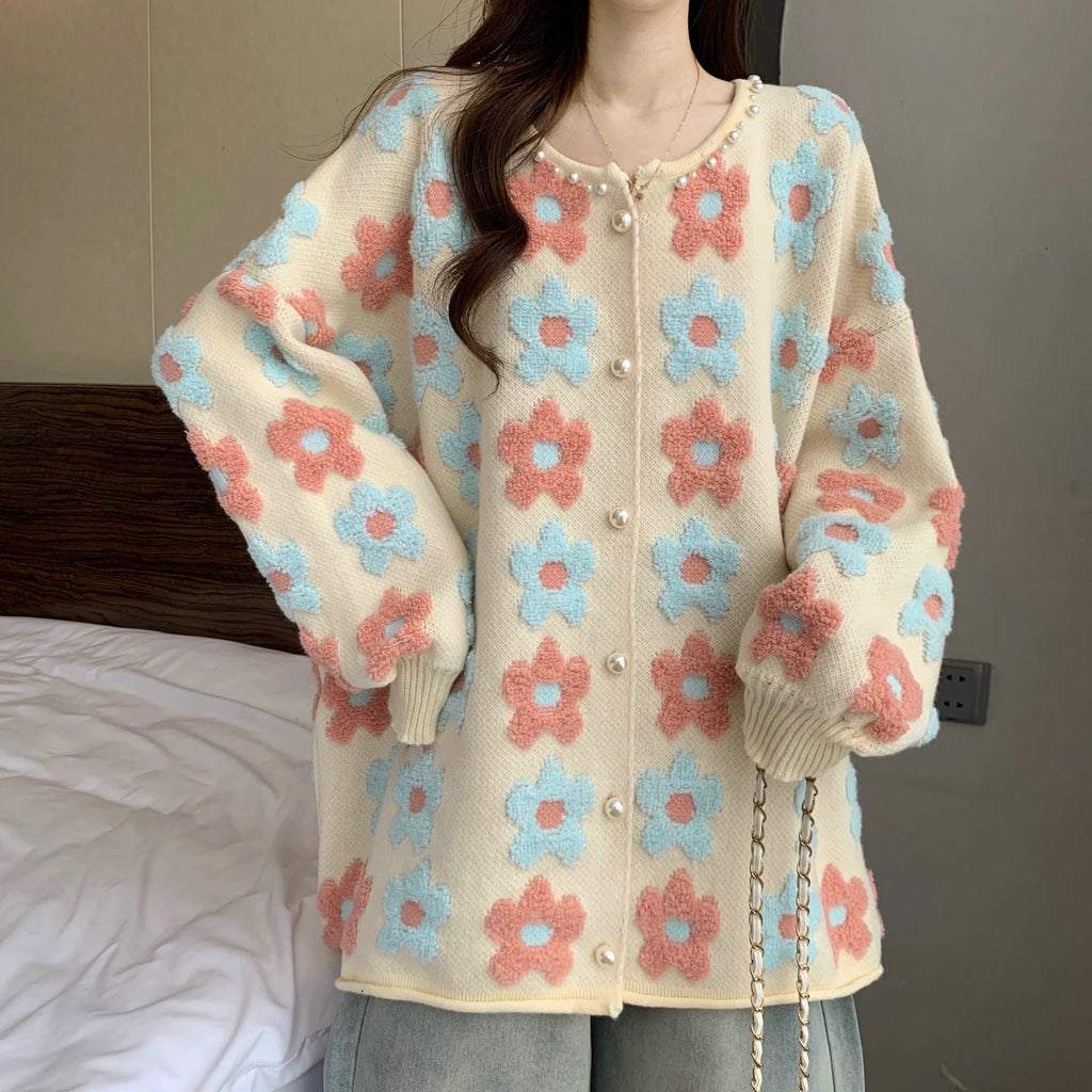 Flory cardigan 🌸❄️