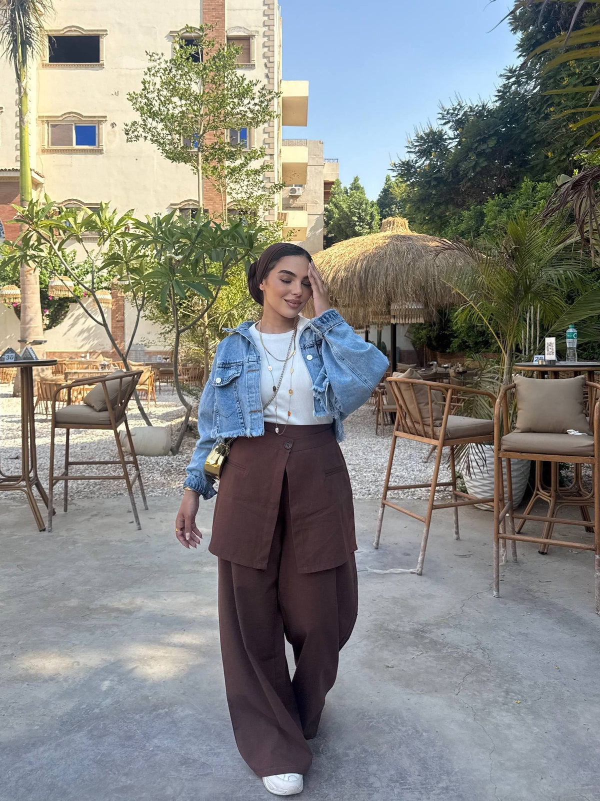 Linen extension pants